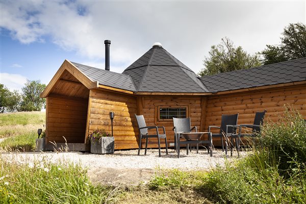 Remote private glamping cabin Yorkshire